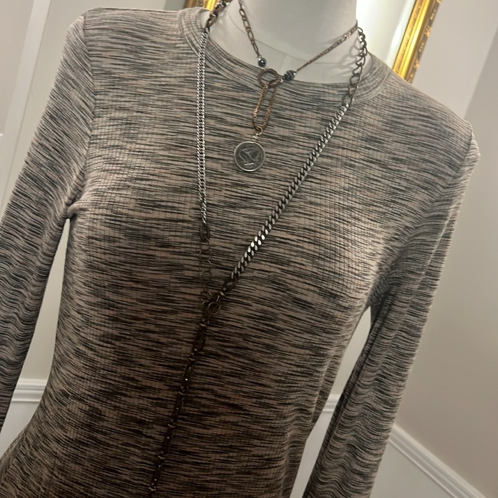 French Connection Multi Colored Sweeter Sweater M… - image 1